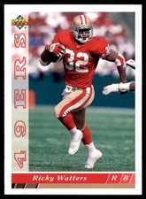 1993 Upper Deck #342 Ricky Watters