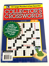 Collector's Crosswords by KAPPA 111 Large Puzzles June 30, 2025, Vol. 420