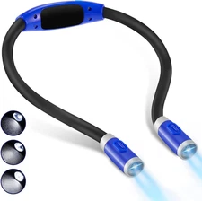 Neck Reading Light & Book Light for Reading in Bed - Hands Free, 6 Brightness Le