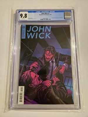 John Wick #1 CGC 9.8 White Pages (Dynamite Entertainment 2017) Rare!