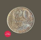 1967 Brazil 20 Centavos Copper-Nickel Coin — photo 2