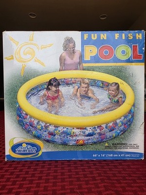 Vintage INTEX The Wet Set Fun Fish Pool, 66  X 16  2004