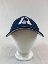 Roscoe Moss Company Baseball Cap Fitted Hat Navy S M Flex Fit Yupoong Casual