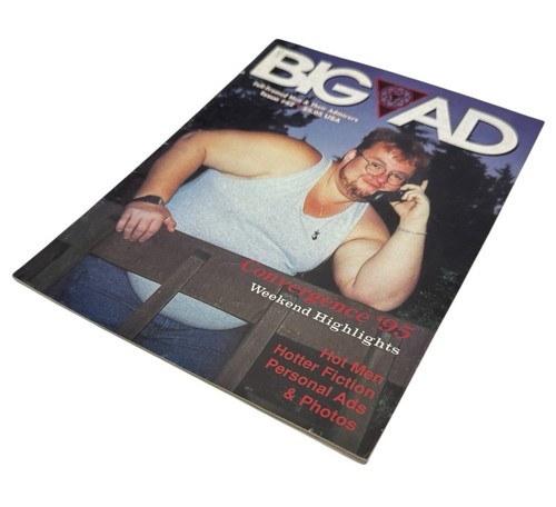 BIG AD Magazine Issue #42 Oct/Nov 1995 Gay Vintage Full-Framed Men - Imagen 3 de 4