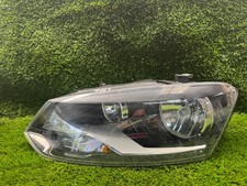VOLKSWAGEN POLO 6R N/S PASSENGER LED HEADLIGHT - 2009-2015 - P/N 6R2941007F
