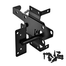 Self-Locking Gate Latch for Wooden Fence Heavy Duty Automatic Gravity Door