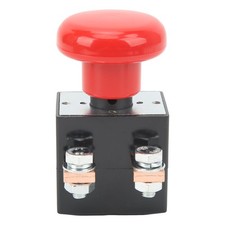 ⁺Emergency Stop Push Button Switch IP67 220‑250A 12‑220V 50mm Mouting Hole For