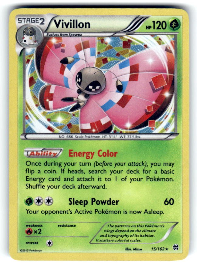 XY - BREAKthrough #15/162 Vivillon