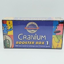 Cranium Booster Box 2002 1 sellado 4 barajas 800 cartas para tablero de juego Cranium Brain