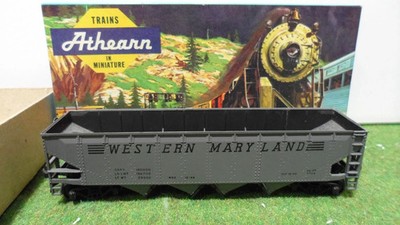 ZUGWAGEN HOPPER CAR WESTERN MARYLAND Maßstab 1:87 HO Hersteller ATHEARN 1757