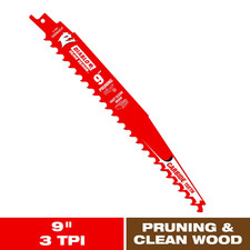 9 In. 3 TPI Demo Demon Carbide Teeth Reciprocating Saw Blade for Pruning and Cle