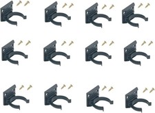 MDline Kitchen Plinth Leg Clips & Brackets Plastic for 32mm Kickboard – 12 Pack