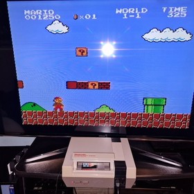 CONSOLE NINTENDO NES LISCIO PRIMA EDIZIONE WONDERLAND MATTEL CONTROL DECK PAL A