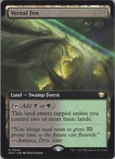 MTG (Regular) Vernal Fen (Extended Art) R Commander: Edge of Eternities 44 NM