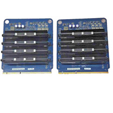 Lot of 2 Apple 820-8172-B memory Riser Cards: early Mac Pro A1186 8GB DDR2 RAM
