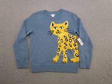 Knit Pullover Sweater Youth Boys L 10 Amazon Essentials Cheetah Leopard NEW