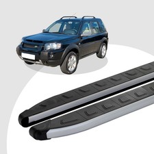 Pedane Adatte Per Land Rover Freelander 02/1998-10/2006 (Modello: DOLU, Colore