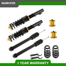 NEW Adjustable Coilovers Coil Springs For VW Golf MK4 2WD only A3 1998-2005