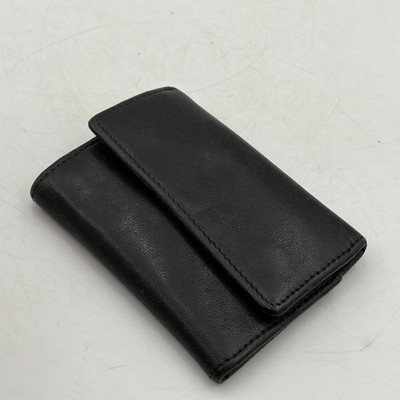Tandi Leather Black Hook Key Holder Case Organizer Wallet Mens Biker Style