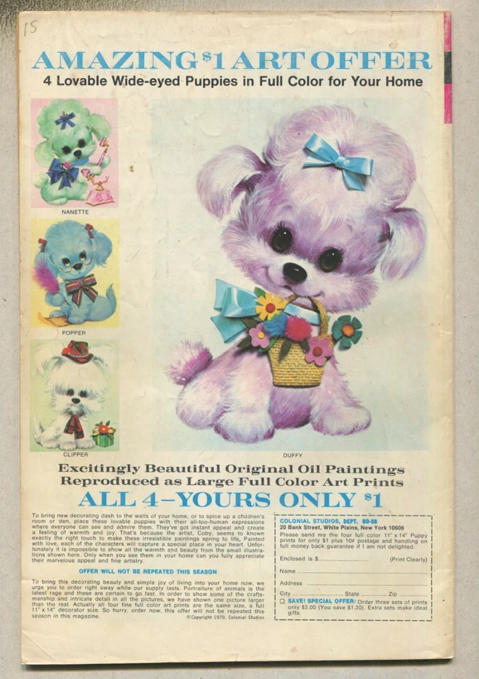 Edgar Rich Burroughs- Tarzan Of The Apes: # 197 VG/FN Gold Key Comics SA - Image 2 of 2