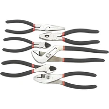 Ironton Combination Pliers Set, 6-Pc., 6in./7in. Diagonal Cutters, Slip Joint