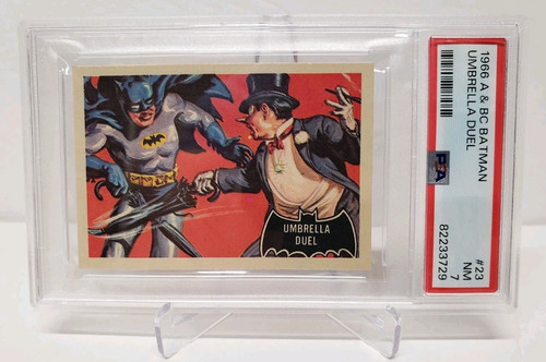 1966 A&BC Batman Black Bat #23 — PSA 7