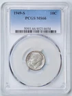 1949-S 10C Roosevelt Silver Dime MS66 PCGS 40214654