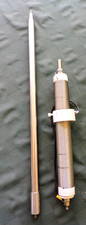 Antena vertical de 6-80 metros 17 pies OPEK y bobina de carga HF radioaficionado POTA