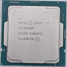 INTEL CORE I3-10100F 3.60GHz 4.30GHz W/ TURBO SRH8U LGA1200 PROCESSOR 143749 