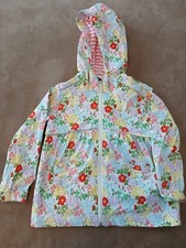 Hanna Andersson Girls Sz 6 /120 Multicolored Floral Hooded Fullzip Spring Jacket