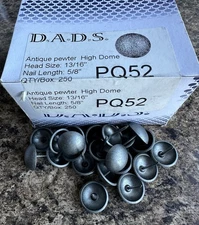 DADS hardware Decorative Nails Upholstery Tacks PQ52.  GREAT DEAL!   GET IT NOW!