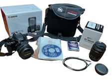 Canon EOS Kiss X7 Double Lens Set EF-S 18-55mm 10-18mm Camera Bag
