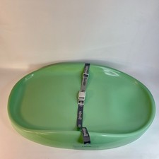 Bumbo Diaper Changing Pad, Ergonomic Baby Changing Mat with Safety Belt, Hemlock