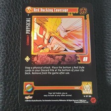 Red Ducking Coverage 7 Limited Foil Dragon Ball Z GT DBZ CCG Score LP Starter