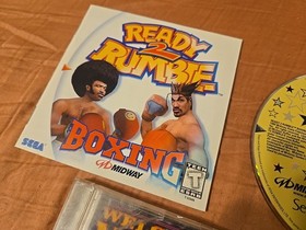 Ready 2 Rumble Boxing (Sega Dreamcast, 1999) Complete CIB w/ Manual Tested