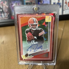 2025 Donruss The Rookies Shedeur Sanders Auto/299 Cleveland Browns Pro Bowl (RC)