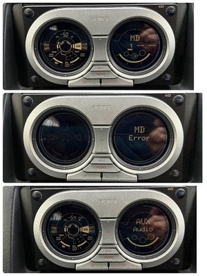SONY WX-7700MDX Car Stereo CD Radio AUX MD Player Tested Read Desc