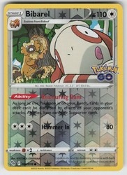 Bibarel 060/078 Pokémon GO Reverse Holo