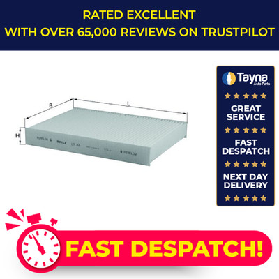 Pollen / Cabin Filter LA87 Mahle 2789100Q0A B729800QAA 7700424098 7701044813 New