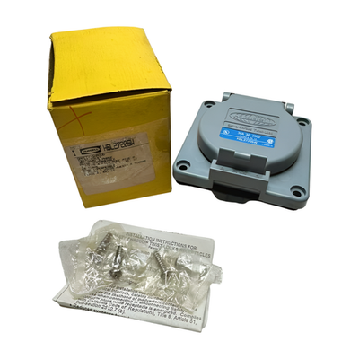 #ad Hubbell HBL2720SW Watertight Safety Shroud Twist Lock Receptacle 30A 250V $139.99