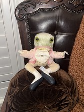 Vintage 1986 EDEN Plush Mr. Jeremy Fisher Frog Stuffed Animal Beatrix Potter
