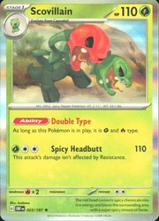 Scovillain 025/197 Obsidian Flames Holo Rare