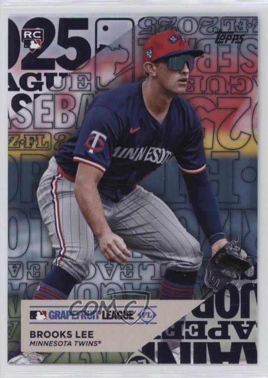 2025 Topps Series 1 Training Grounds Brooks Lee #TG-19 uk2