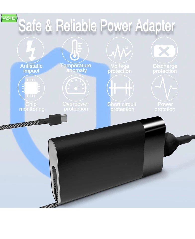 65W USB 充电器 Compatib 带 Android、iPhone、平板电脑、Macbook、iPad、三星。 — 第 3/4 张图片