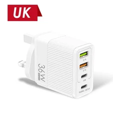 NEW 4 Port Fast Quick Charge QC 3.0 USB Hub Wall Home Charger Power Adapter Plug