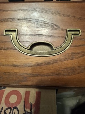 Drexel Accolade Campaign Drawer Pull Handle 3 1/2  inch cc  KBC N7231 VTG Brass