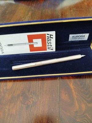 Aurora Hastil Sterling Silver 925 Ballpoint Pen by Marco Zanuso