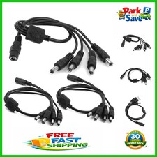 Compact 3-Pack 12V DC Splitter Cable   Power 4 Devices Easily for CCTV  LEDs