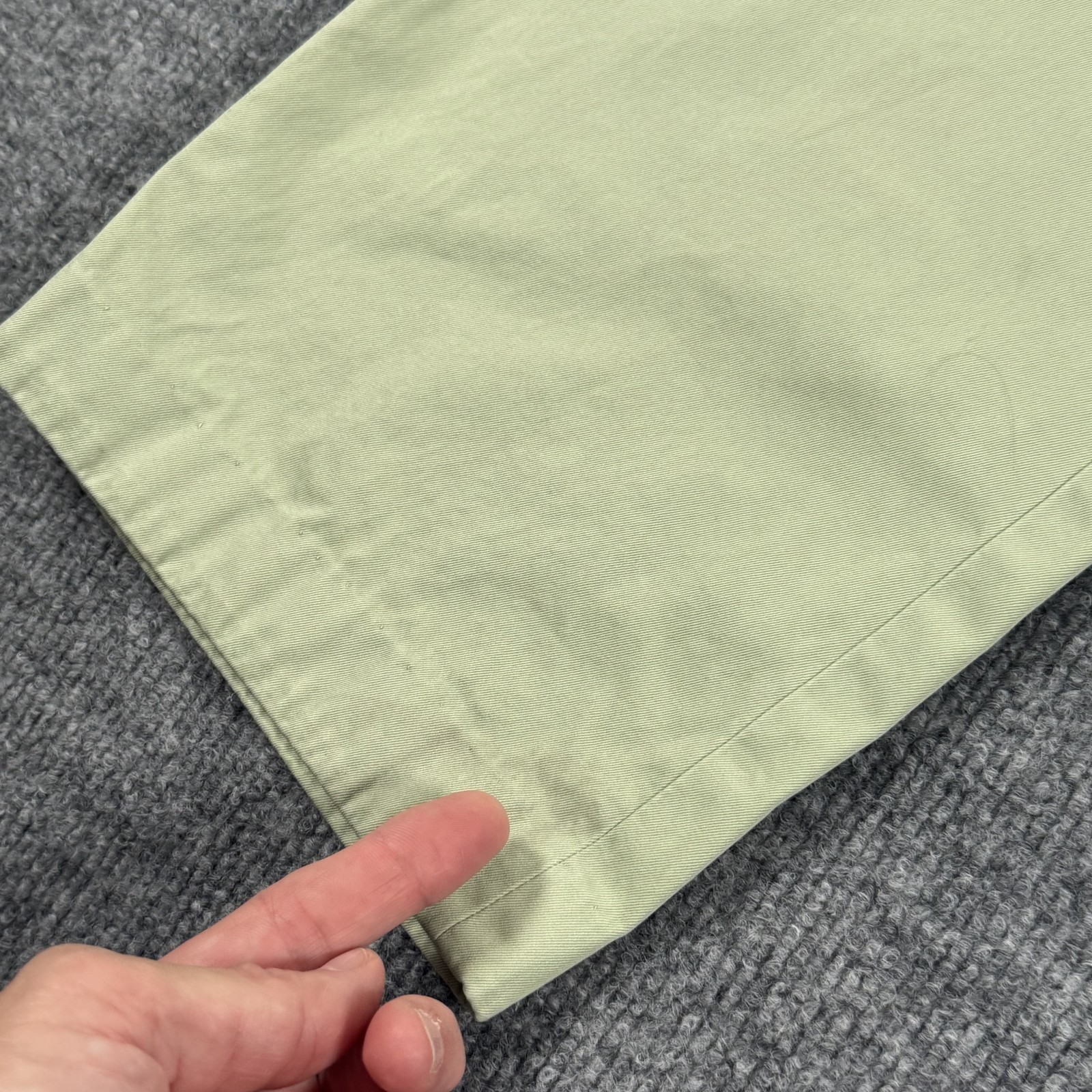 Lauren Ralph Lauren Pants Mens 32x32 30x28 Green Flat Front Chino Classic Cotton thumbnail 8