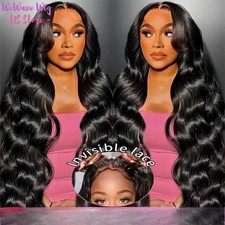 Glueless Wig Human Hair Wig Hd Lace Wigs Body Wave Frontal Wig Pre-Cut Lace